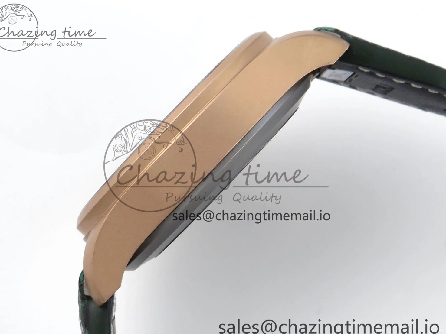 MIROTIME 0307 Durable Big Pilot IW329702 M+F 1:1 Best Edition Green Dial on Green Leather Strap MY 7006